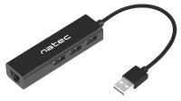 Hub USB 2.0 NATEC DRAGONFLY 3 x USB 2.0 + RJ45