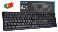 Teclado Natec Slim Portugues Negro