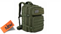 Mochila multiusos Estilo Militar de 5 compartimentos 45L verde