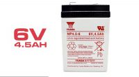Bateria Yuasa chumbo-ácido  6V  4.5Ah  NP4.5-6