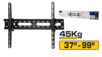 Suporte parede LCD/Plasma 37-99"  600x400mm. 45kg. inclinável negro