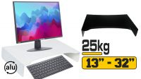 Suporte em aliminio de mesa para monitor lacado