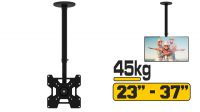 Suporte LCD Universal tecto telescópico 23-37" 20x200mm preto