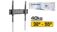 Suporte de parede fixo Slim 400*400 32-55" 40Kg preto