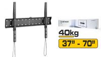 Suporte de parede fixo Slim 600x400 37-70" 40Kg preto