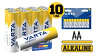 Pilha AA/LR6 alcalina 1.5v blister (10)