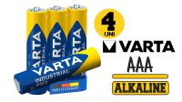 Pilha AAA/LR03 alcalina 1.5V embalagem (4)