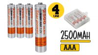 Pilha AAA recarregável 2500MAH  NIMH em blister Ready to use  (4)