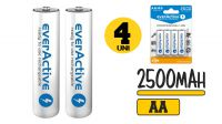 Pilha AA recarregável R6 2500mAh  NI-MH ready to use (4)