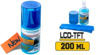 Kit limpeza profissional para LCD Gel 200ml