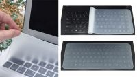 Cobertura teclado em silicone à prova de água e poeira p/portátil 11.6"