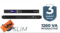 UPS Phasak Rack 1500VA LCD 1U Interativa Pure Sinewave