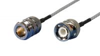 Cable PHASAK N Jack - BNC Plug 1 m