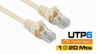 Cables de red UTP Cat. 6 Marfil