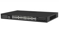 Switch 24p. 10/100/1000 PoE+4 Combo Giga + 4 Combo SFP IEEE 802.3at/af PoE+