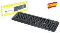 Teclado USB con adaptador para PS/2 con layout Español
