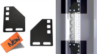 Suporte para montagem vertical de acessórios para Rack preto (2)