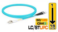 Cable de fibra optica Dx OM3 50/125 LC-ST