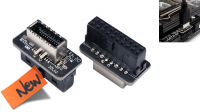 Conector adaptador USB 3.0  19P H Motherboard a USB3.1/3.2 Tipo C(20P) p/frontal