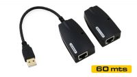 Amplificador señal USB por UTP hasta 60m