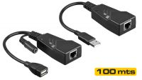 Amplificador de señal USB por UTP hasta 100m