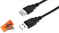 SBR 1200 : Cabo de extensão USB 2.0 Tipo A Macho a A Fêmea (0.20 m)