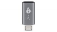 Adaptador USB Micro B 2.0 Macho a USB C Fêmea