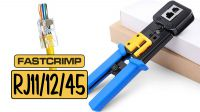 Herramienta de crimpar RJ 11/12/45 profesional FastCrimp con topes