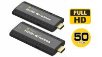 Extensor HDMI por wireless Gama Profesional 1080p Full HD hasta 50m Negro