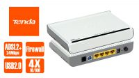 Modem Router ADSL2+ 4 x LAN RJ-45/USB anexo A