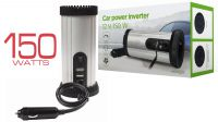 Inversor Energenie de 12V DC --> 230V AC 150W + USB, para automóvil