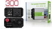 Inversor Energenie de 12V DC --> 230V AC 300W + USB, para automóvil