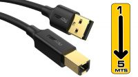 Cable USB Ugreen US135 Tipo A-B M/M Negro