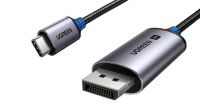 Cabo Ugreen CM556 USB-C DP M/M 8K@60Hz HDCP 2.3 Aluminio+Nylon
