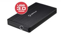 Caixa externa USB 3.0 alumínio para discos 2.5" SATA máx. 2TB